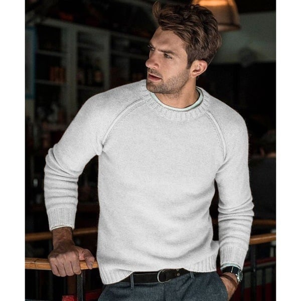 Emmanuel | Men's Crew Neck Pullover Sweater