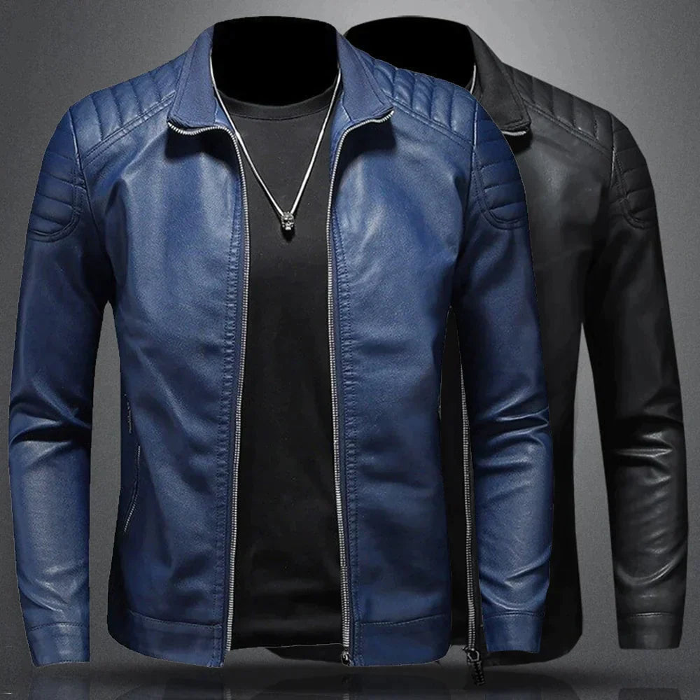 Evan | Men's Slim-Fit Biker Jacket