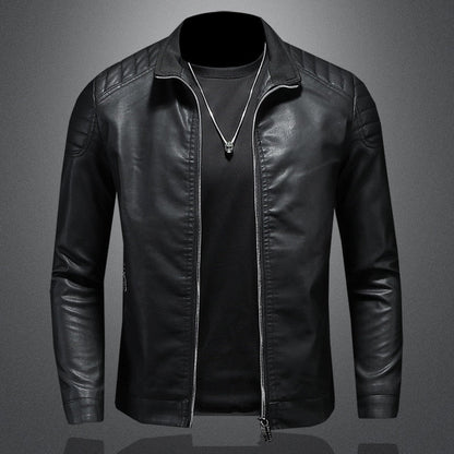 Evan | Men's Slim-Fit Biker Jacket