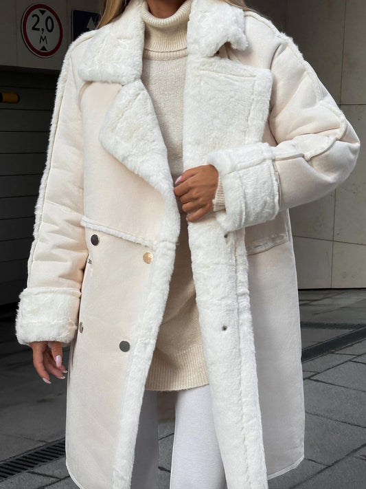 Fern | Women's Oversized Shearling Long Coat