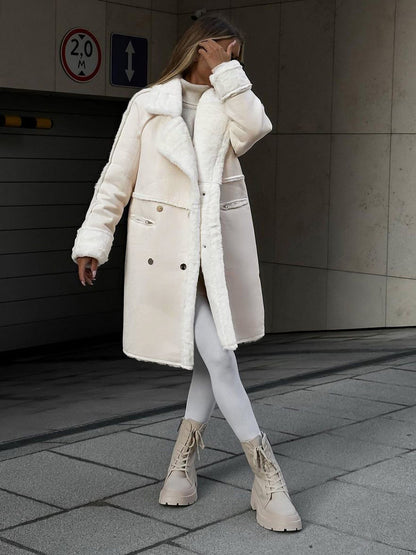 Fern | Women's Oversized Shearling Long Coat