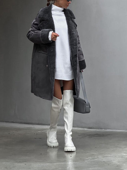 Fern | Women's Oversized Shearling Long Coat
