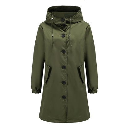 Frances | Women's Hooded A-Line Coat
