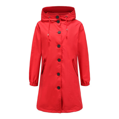 Frances | Women's Hooded A-Line Coat