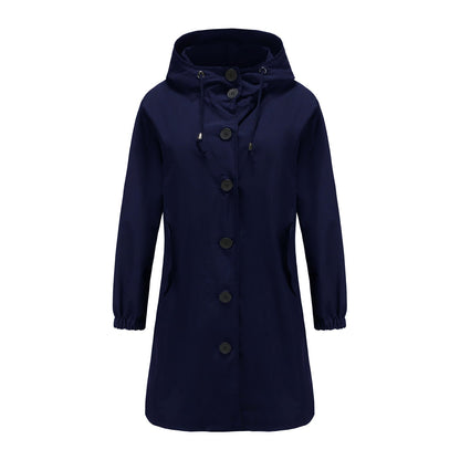 Frances | Women's Hooded A-Line Coat