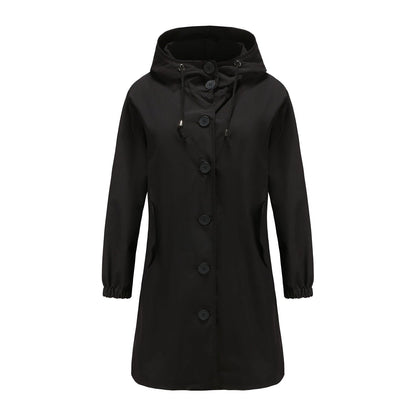Frances | Women's Hooded A-Line Coat
