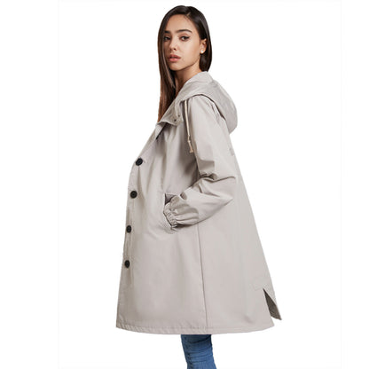 Frances | Women's Hooded A-Line Coat