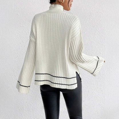 Frances | Women's Ribbed Tunic Sweater
