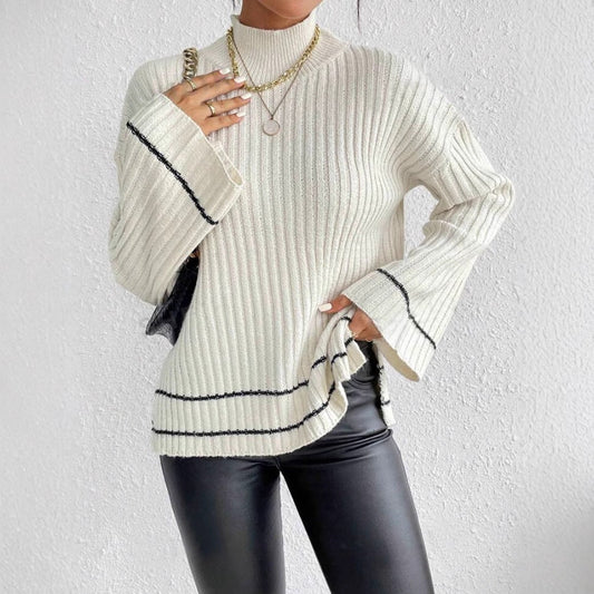 Frances | Women's Ribbed Tunic Sweater
