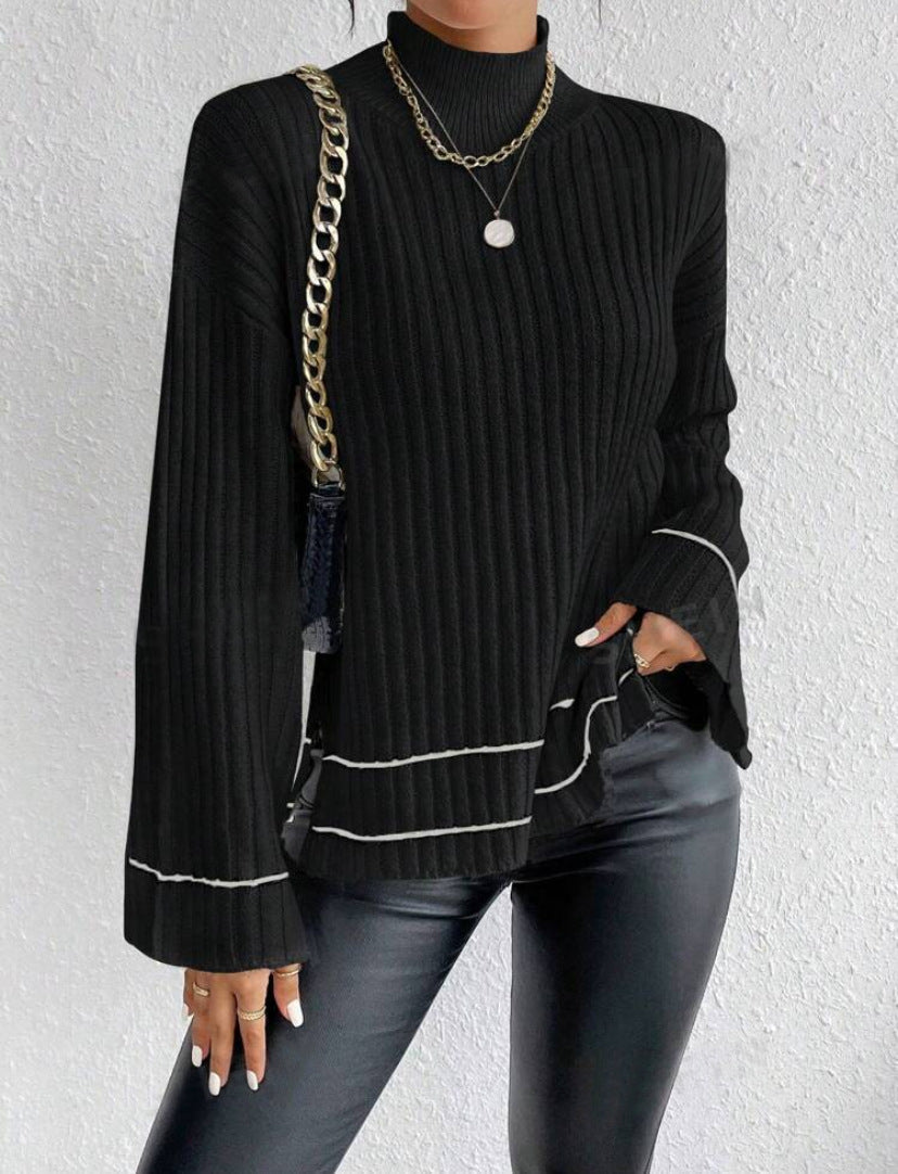 Frances | Women's Ribbed Tunic Sweater