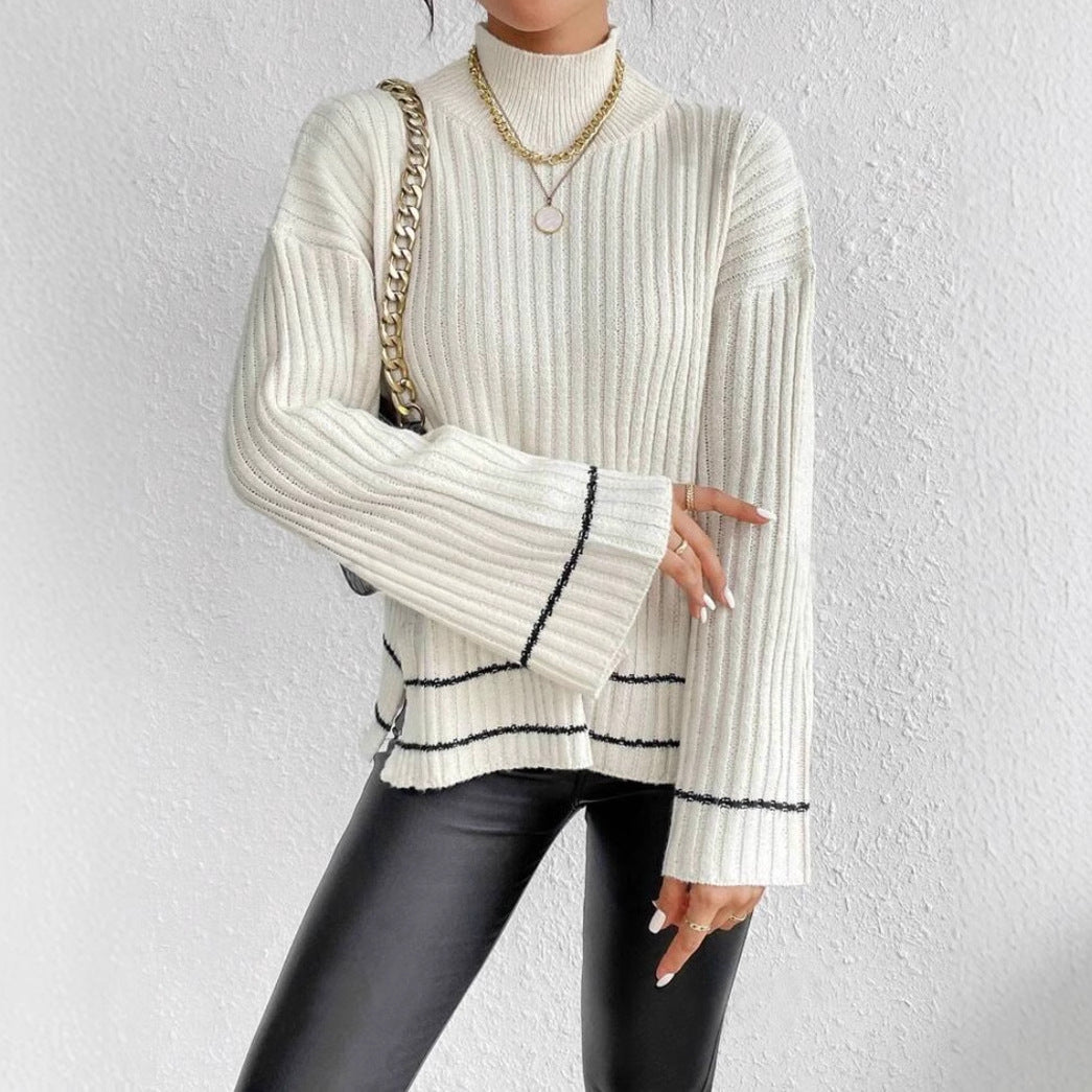 Frances | Women's Ribbed Tunic Sweater