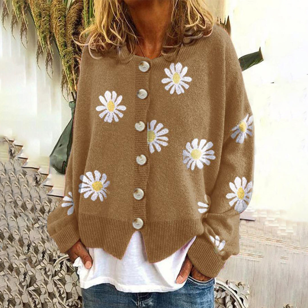 Gail | Women's Oversized Button-Front Cardigan