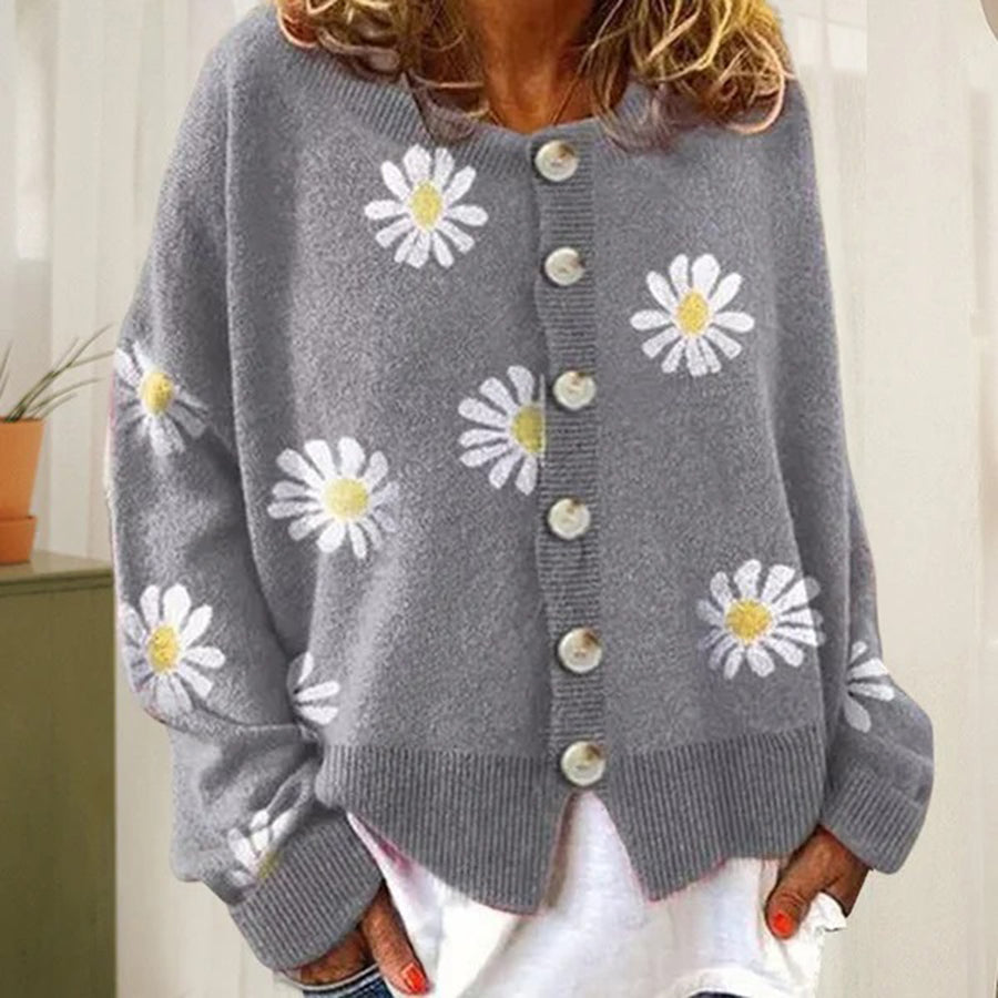 Gail | Women's Oversized Button-Front Cardigan