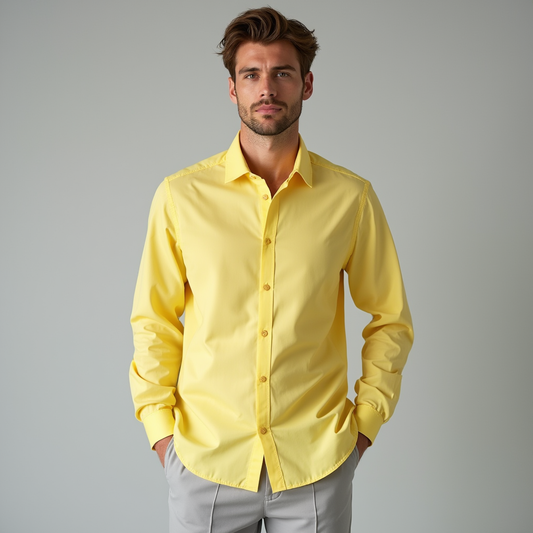 Gavin | Men's Long Sleeve Button-Down Shirt