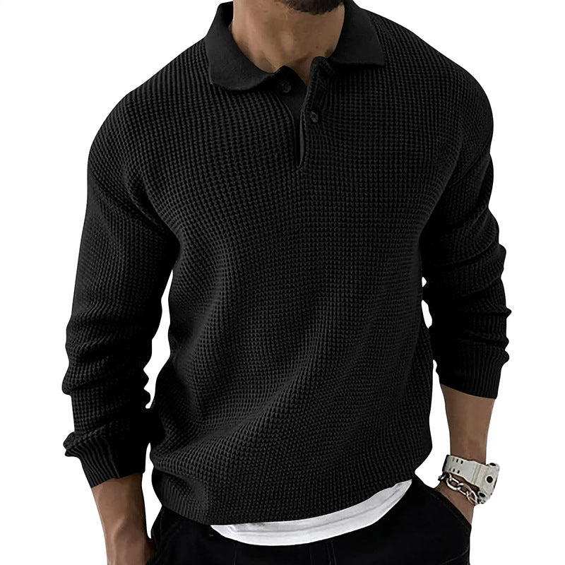 Geoffrey | Men's Button-Down Polo Sweater
