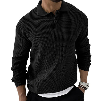 Geoffrey | Men's Button-Down Polo Sweater