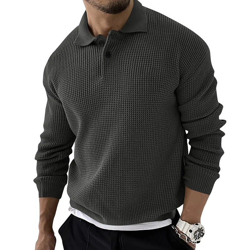 Geoffrey | Men's Button-Down Polo Sweater