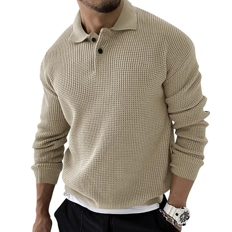 Geoffrey | Men's Button-Down Polo Sweater
