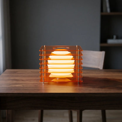 Geometric Layered Table Lamp
