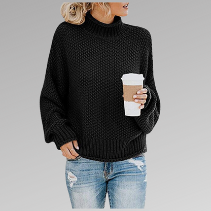 Gina | Women's Oversized Turtleneck Sweater