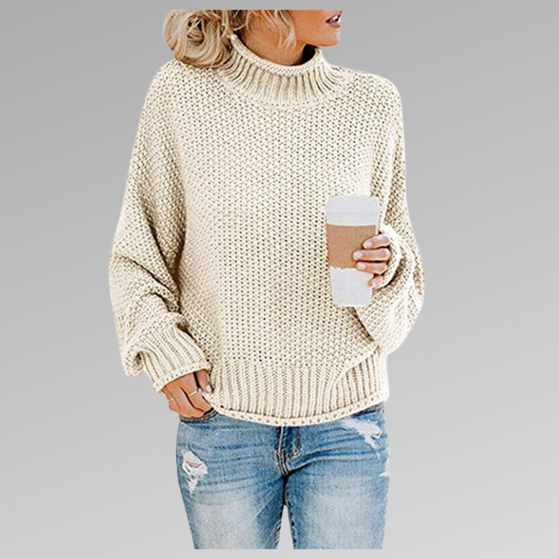 Gina | Women's Oversized Turtleneck Sweater