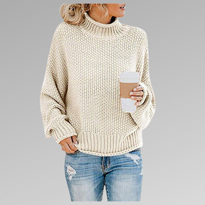 Gina | Women's Oversized Turtleneck Sweater
