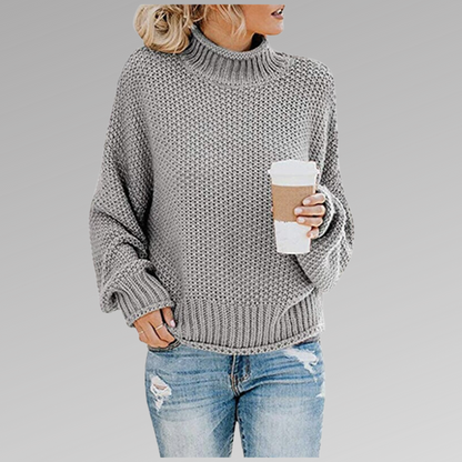 Gina | Women's Oversized Turtleneck Sweater