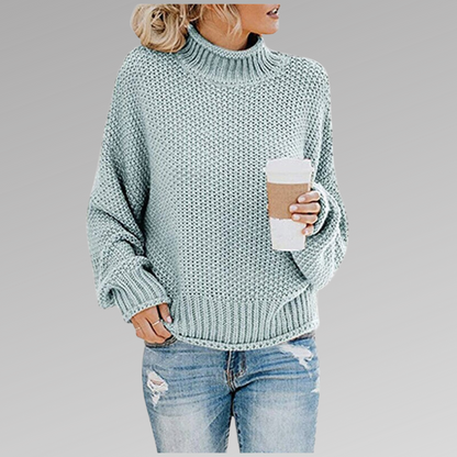 Gina | Women's Oversized Turtleneck Sweater