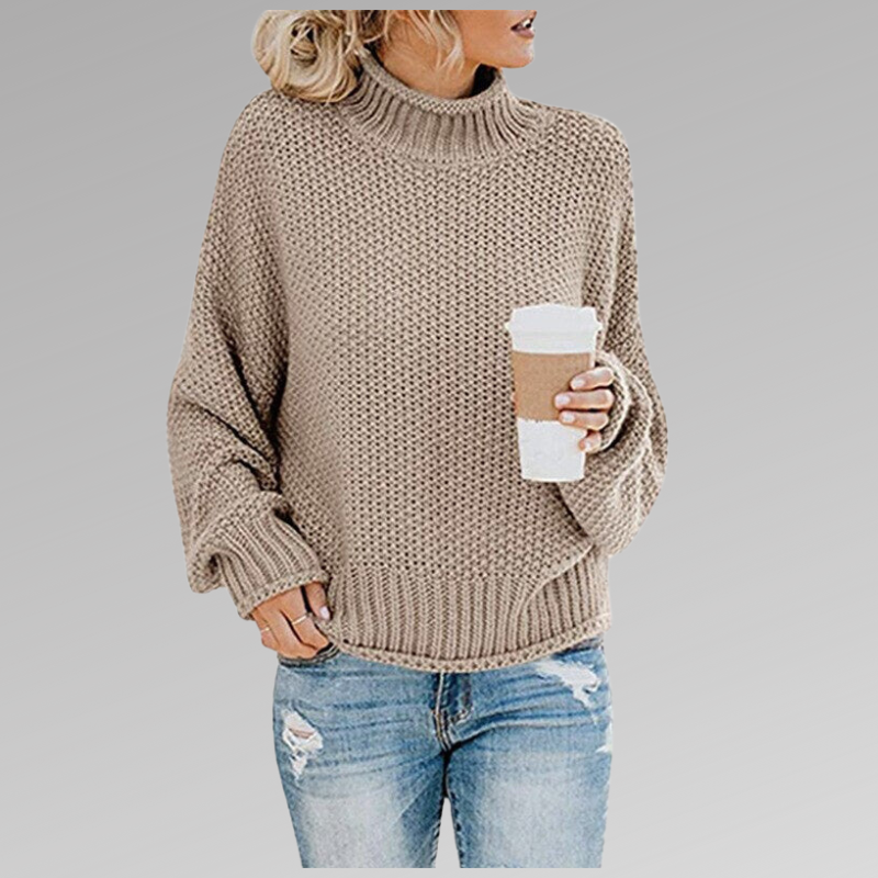 Gina | Women's Oversized Turtleneck Sweater