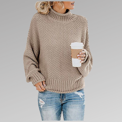 Gina | Women's Oversized Turtleneck Sweater