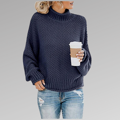 Gina | Women's Oversized Turtleneck Sweater