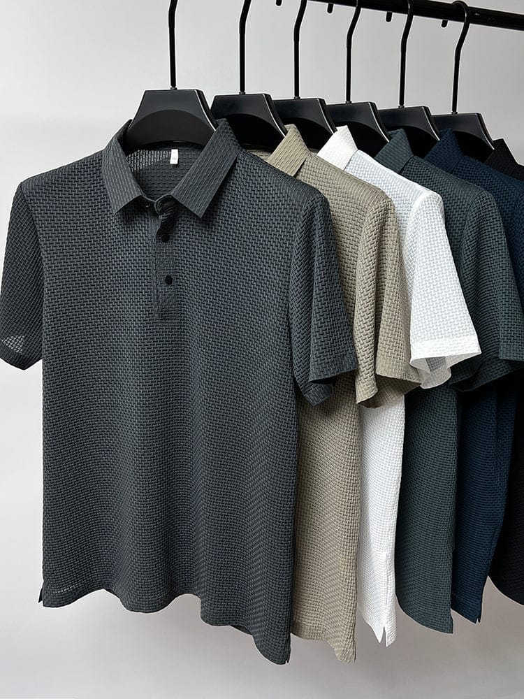 Glen | Men's Textured Classic Fit Polo Shirt
