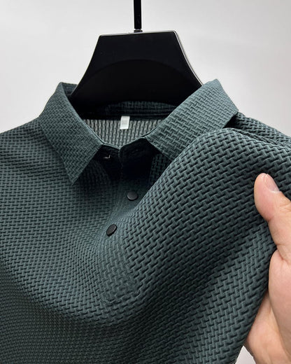 Glen | Men's Textured Classic Fit Polo Shirt
