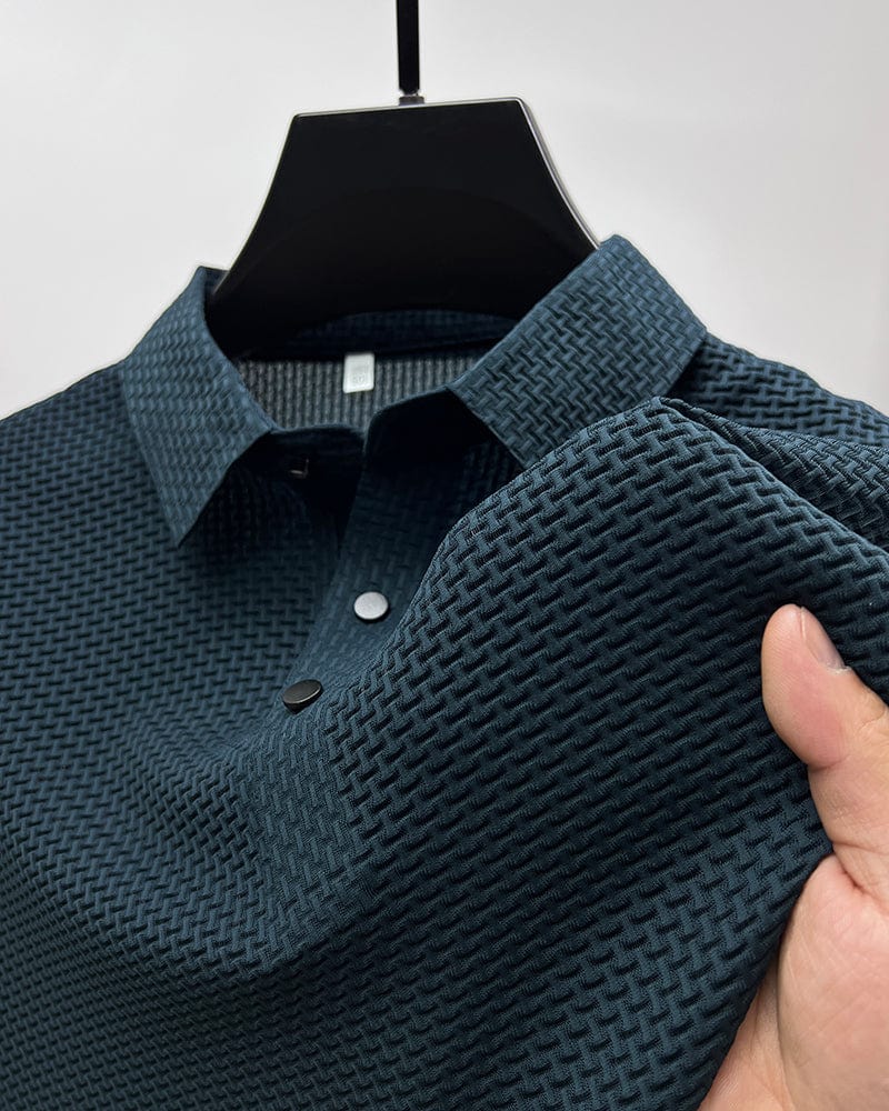 Glen | Men's Textured Classic Fit Polo Shirt