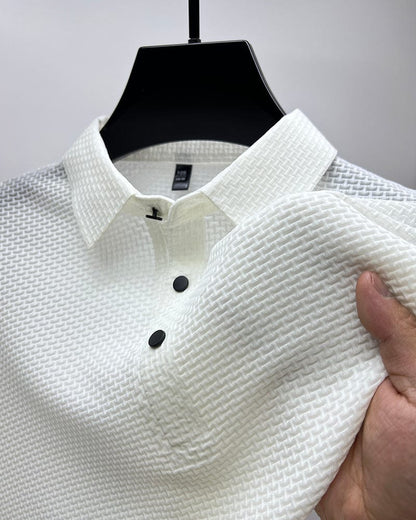 Glen | Men's Textured Classic Fit Polo Shirt