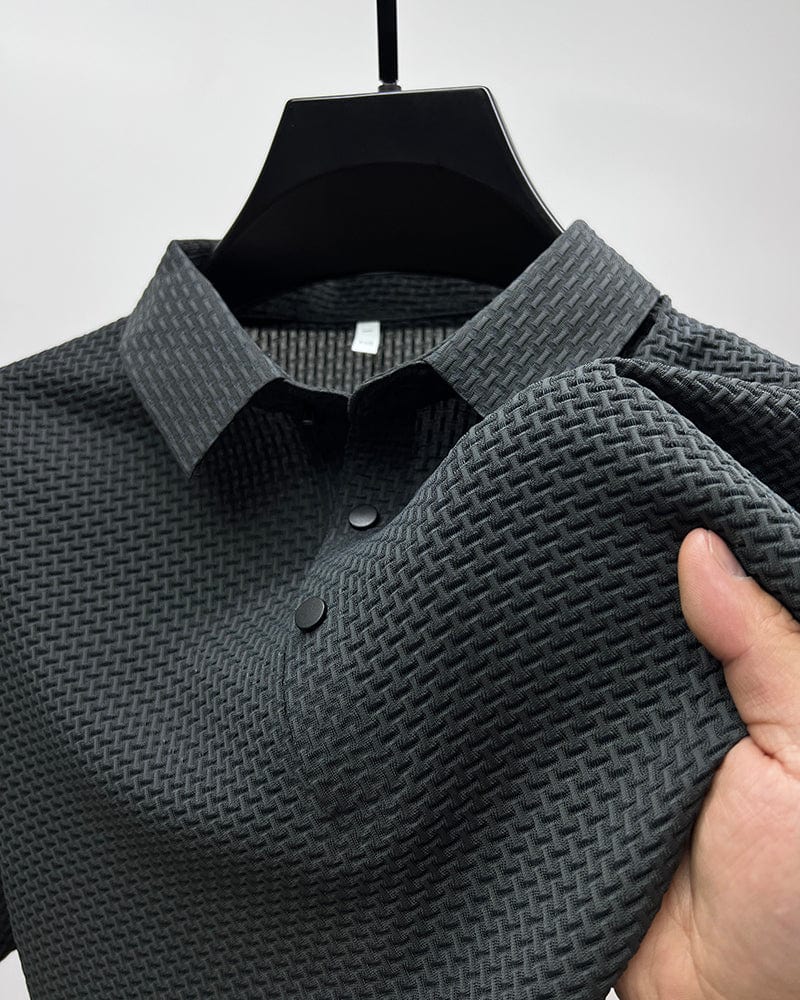 Glen | Men's Textured Classic Fit Polo Shirt
