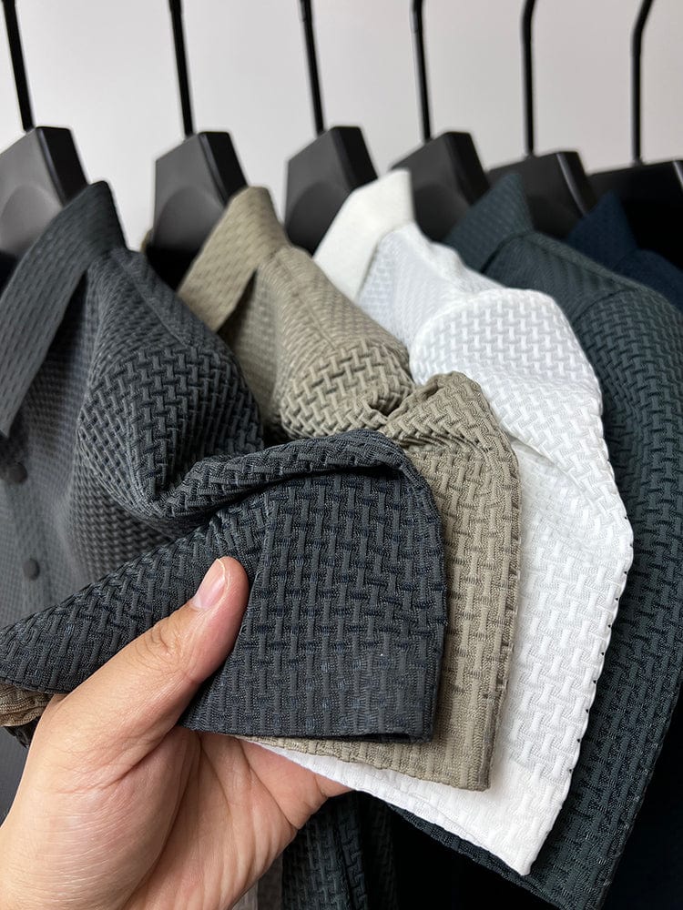 Glen | Men's Textured Classic Fit Polo Shirt