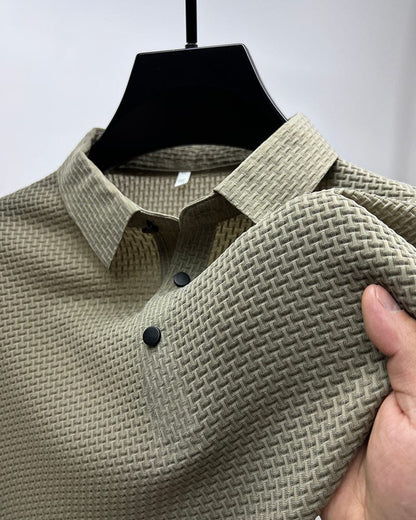 Glen | Men's Textured Classic Fit Polo Shirt