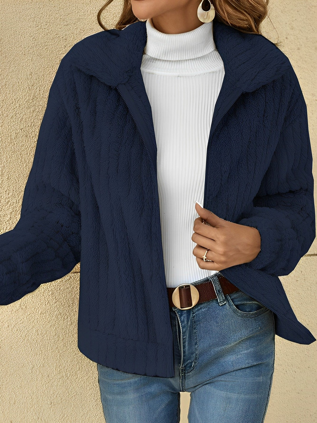Gloria | Women's Zip-Up Relaxed Fit Jacket