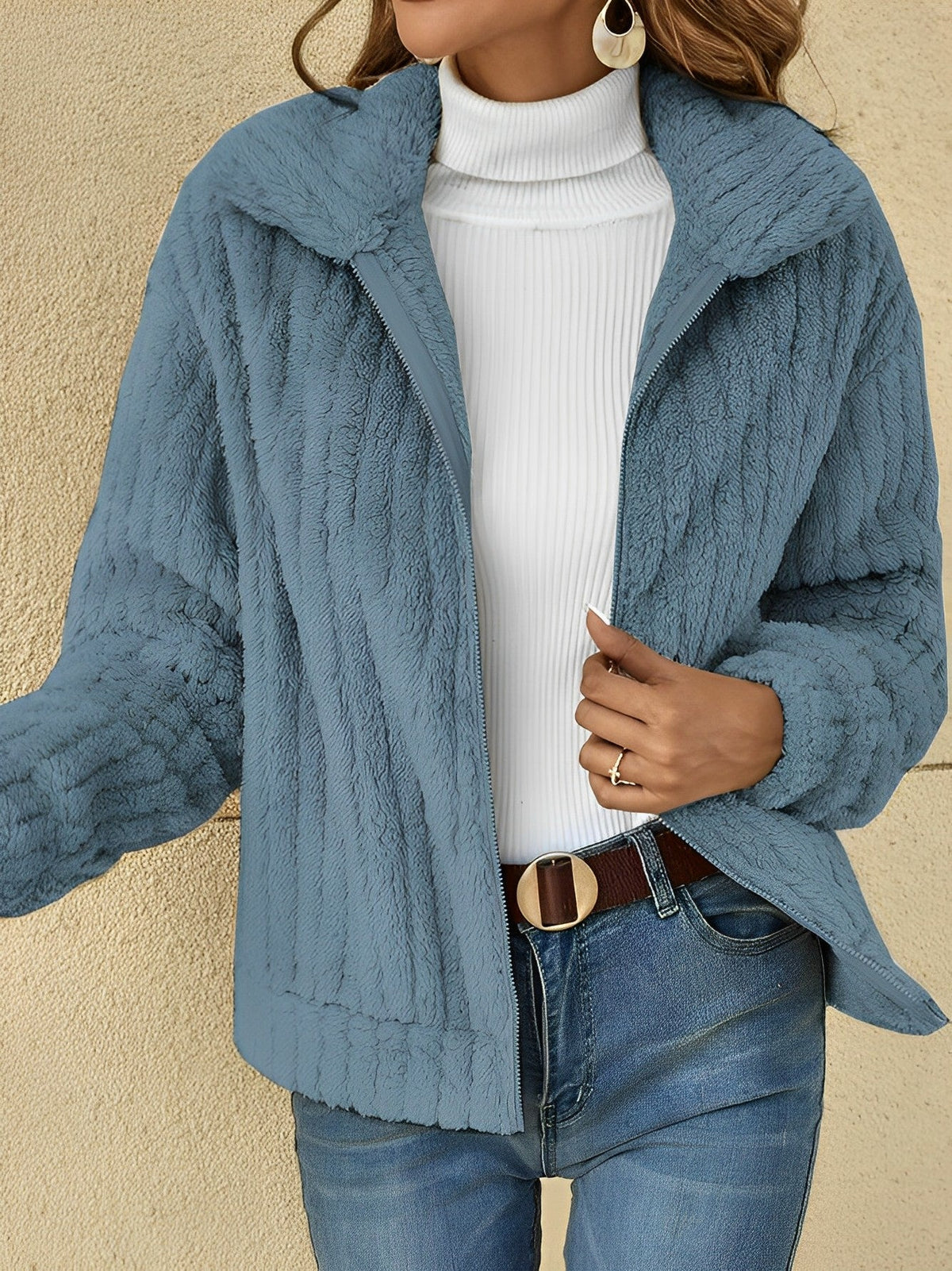 Gloria | Women's Zip-Up Relaxed Fit Jacket