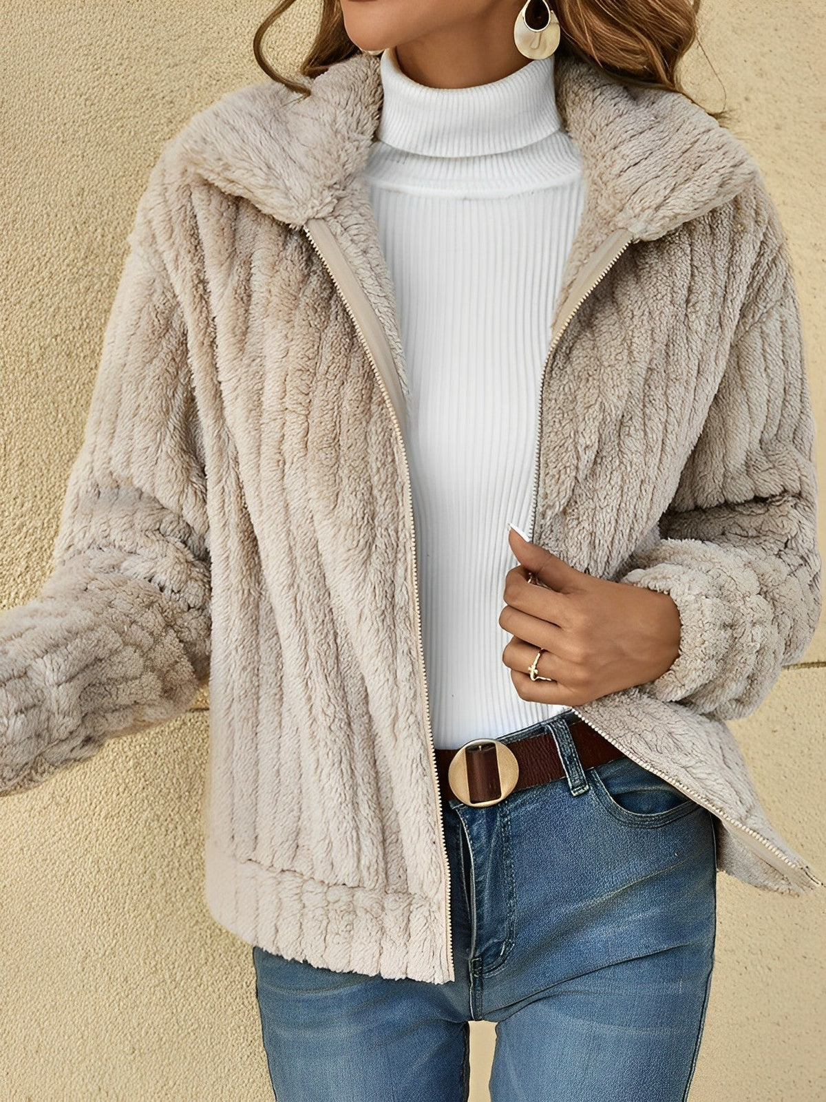 Gloria | Women's Zip-Up Relaxed Fit Jacket