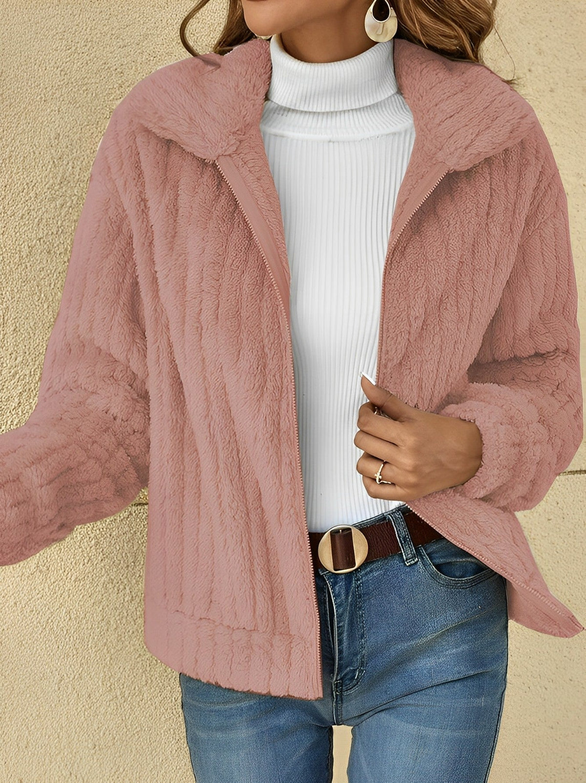 Gloria | Women's Zip-Up Relaxed Fit Jacket
