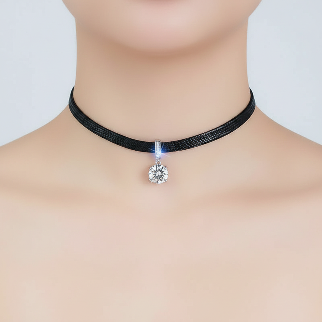 Gothic Style Glamour Choker Necklace