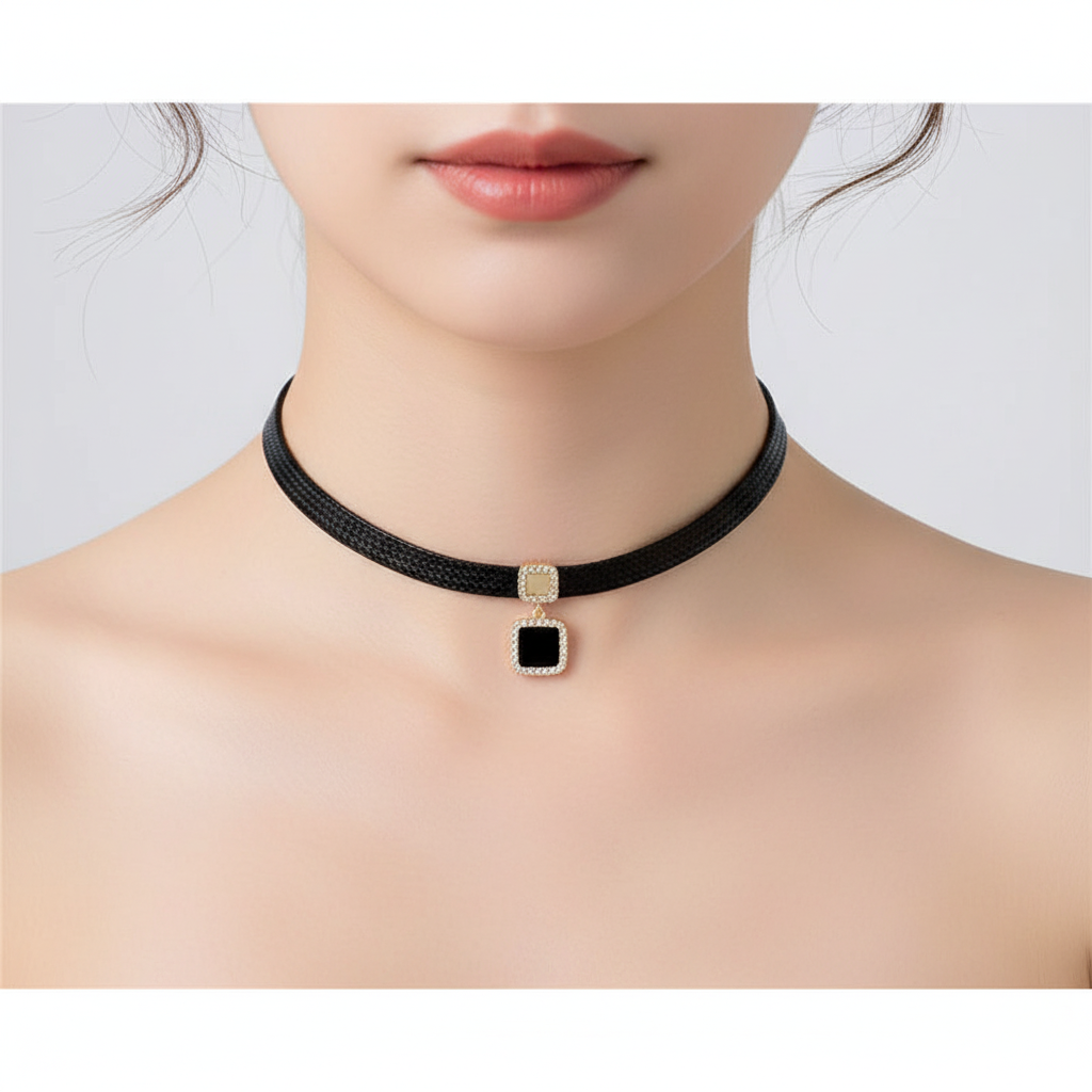 Gothic Style Glamour Choker Necklace