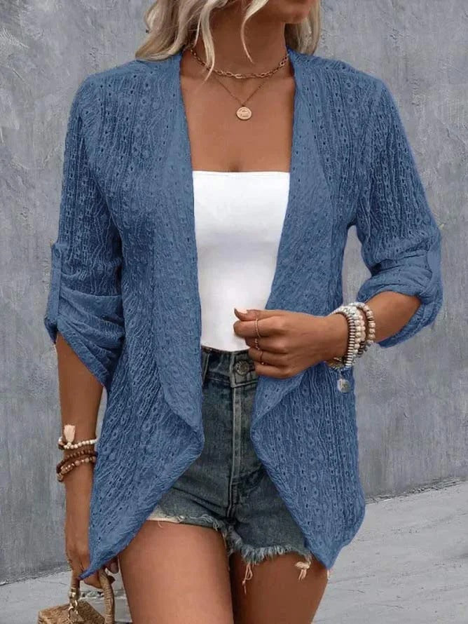 Grace | Women's Open Front Long Sleeve Cardigan
