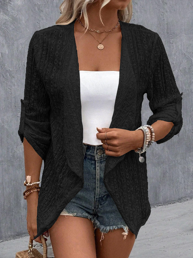 Grace | Women's Open Front Long Sleeve Cardigan