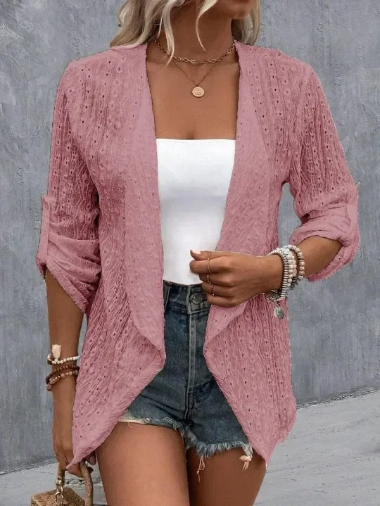 Grace | Women's Open Front Long Sleeve Cardigan