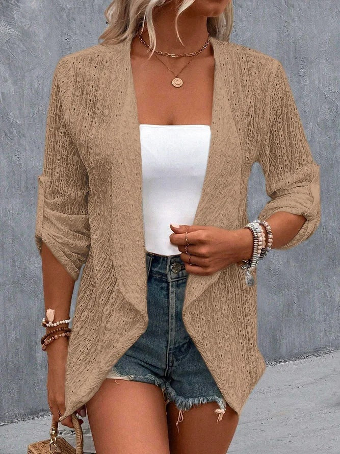 Grace | Women's Open Front Long Sleeve Cardigan