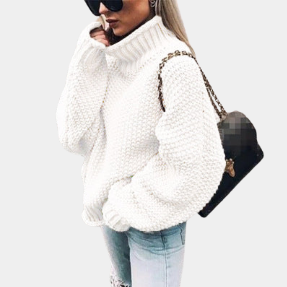 Hailey | Women's Oversized Turtleneck Sweater