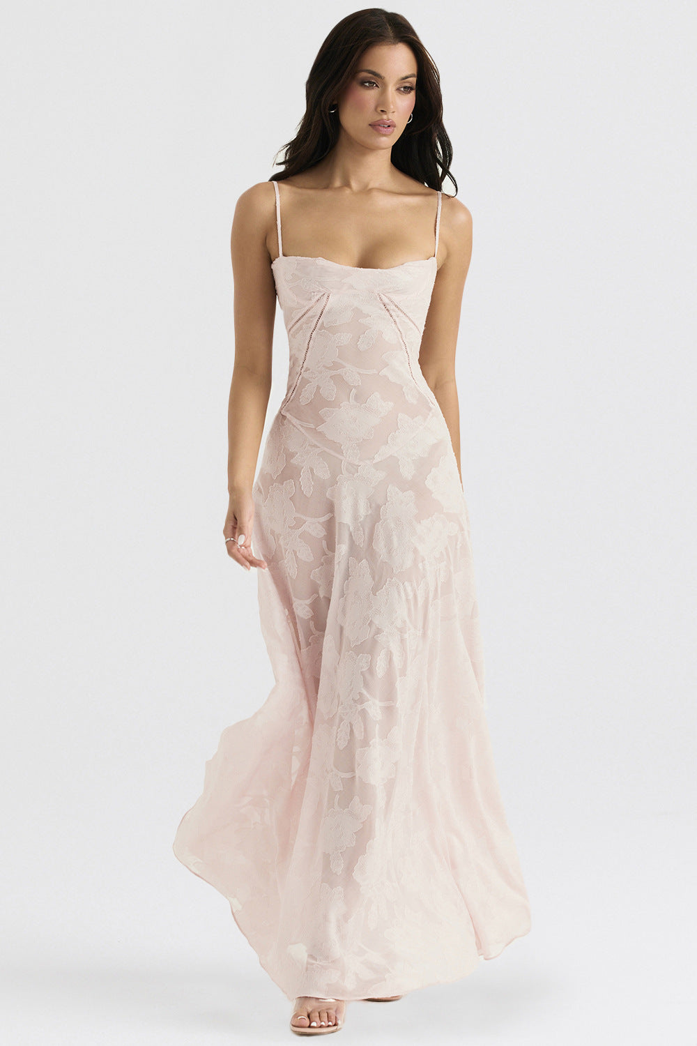 Hailey | Women's Spaghetti Strap A-Line Maxi Dress
